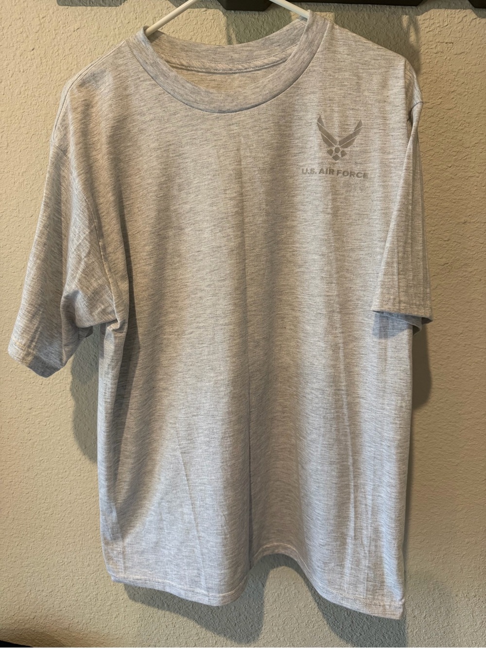 U.S. Air Force Logo Gray Men’s T-shirt Size Large